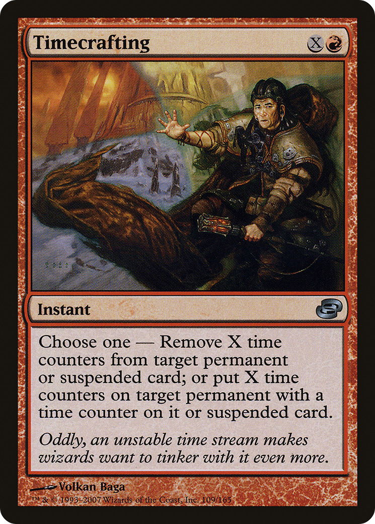 Timecrafting (PLC-109) - Planar Chaos Foil - Premium MTG Single from Wizards of the Coast - Just $30.67! Shop now at Game Crave Tournament Store