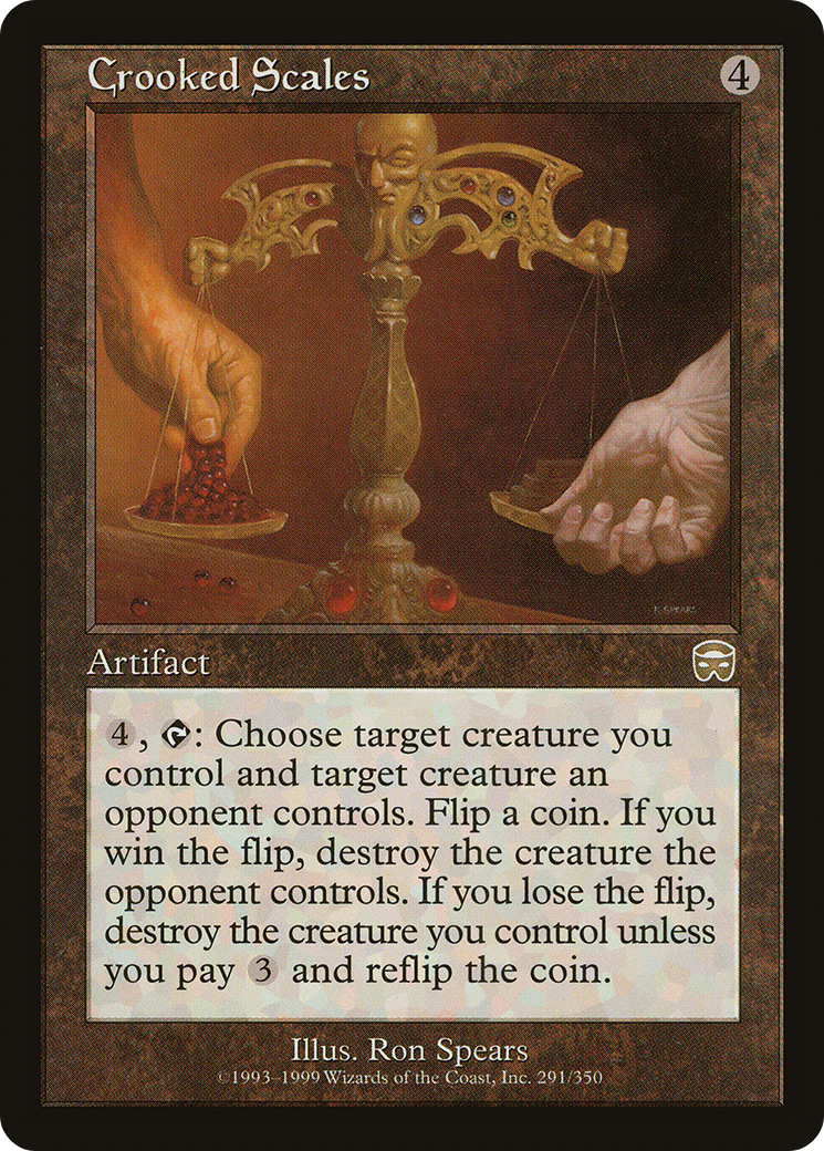 Crooked Scales (MMQ-291) - Mercadian Masques Foil - Premium MTG Single from Wizards of the Coast - Just $95.97! Shop now at Game Crave Tournament Store