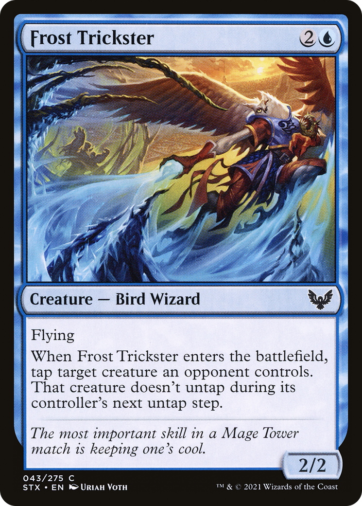 Frost Trickster (STX-043) - Strixhaven: School of Mages Foil - Premium MTG Single from Wizards of the Coast - Just $0.25! Shop now at Game Crave Tournament Store