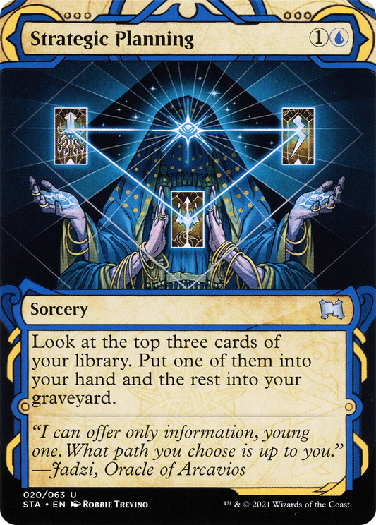 Strategic Planning (STA-020) - Strixhaven Mystical Archive: (Showcase) (Borderless) - Premium MTG Single from Wizards of the Coast - Just $0.08! Shop now at Game Crave Tournament Store