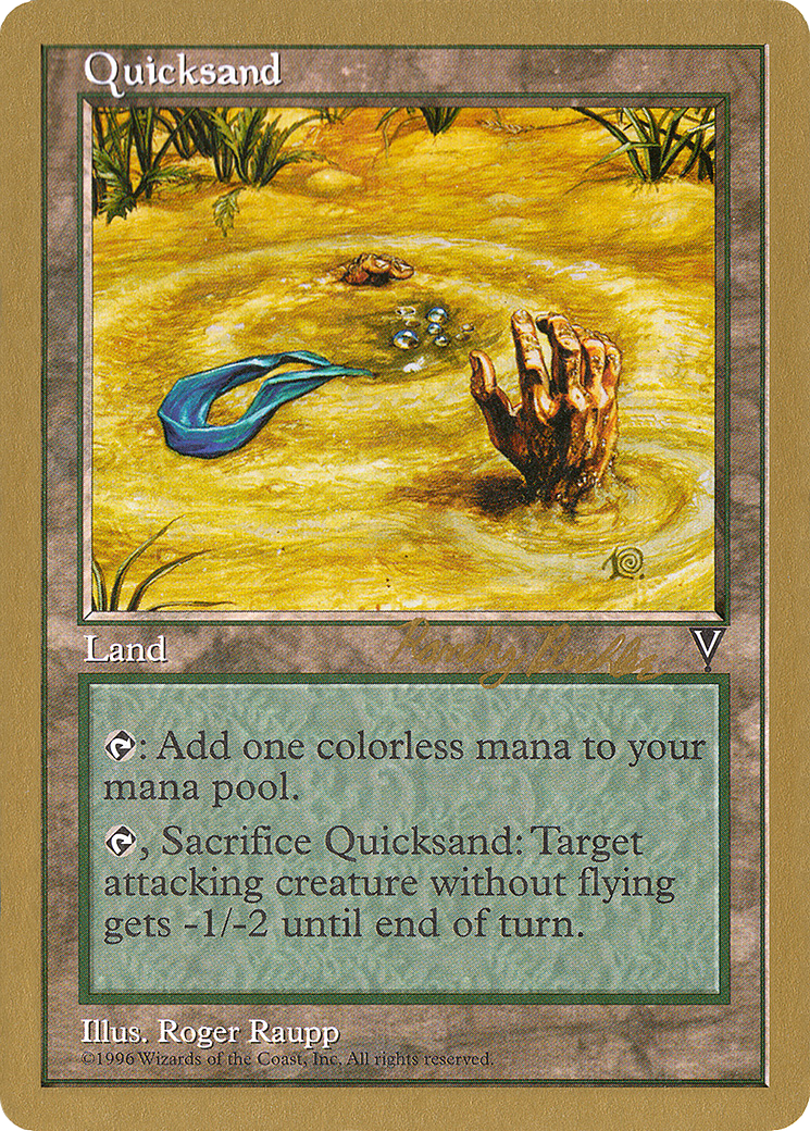 Quicksand (WC98-RB166) - World Championship Decks 1998 - Premium MTG Single from Wizards of the Coast - Just $0.11! Shop now at Game Crave Tournament Store