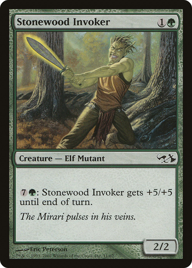 Stonewood Invoker (DD1-011) - Duel Decks: Elves vs. Goblins - Premium MTG Single from Wizards of the Coast - Just $0.08! Shop now at Game Crave Tournament Store