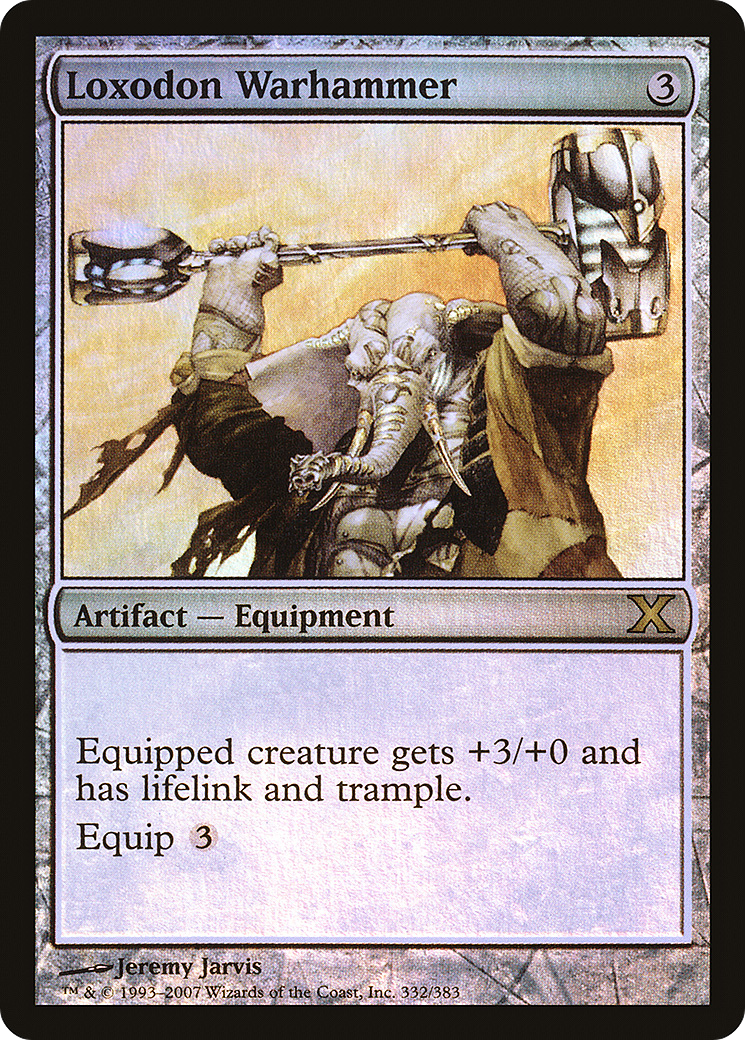 Loxodon Warhammer (10E-332★) - Tenth Edition Foil - Premium MTG Single from Wizards of the Coast - Just $1.93! Shop now at Game Crave Tournament Store