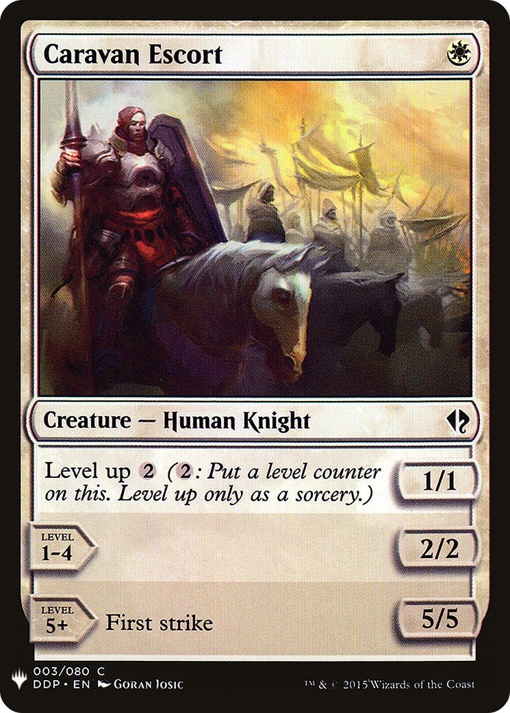Caravan Escort (MB1-044) - Mystery Booster - Premium MTG Single from Wizards of the Coast - Just $0.08! Shop now at Game Crave Tournament Store