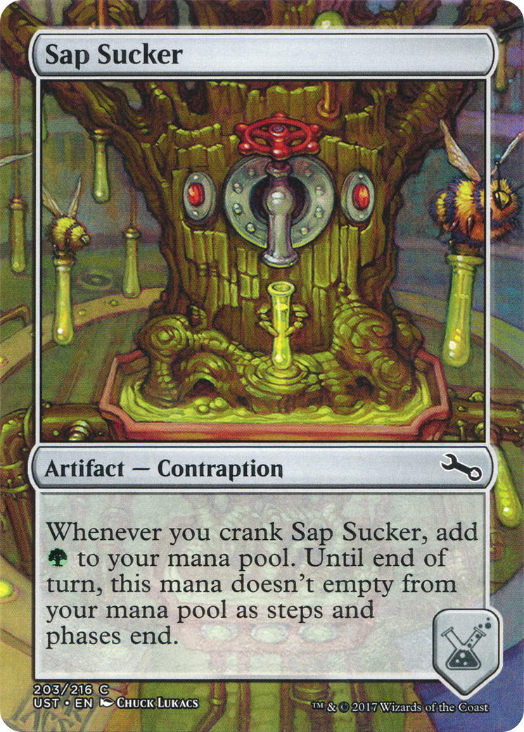 Sap Sucker (UST-203) - Unstable (Borderless) Foil - Premium MTG Single from Wizards of the Coast - Just $0.37! Shop now at Game Crave Tournament Store