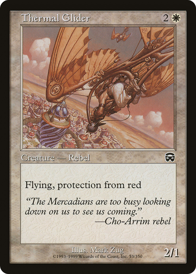 Thermal Glider (MMQ-053) - Mercadian Masques - Premium MTG Single from Wizards of the Coast - Just $0.08! Shop now at Game Crave Tournament Store