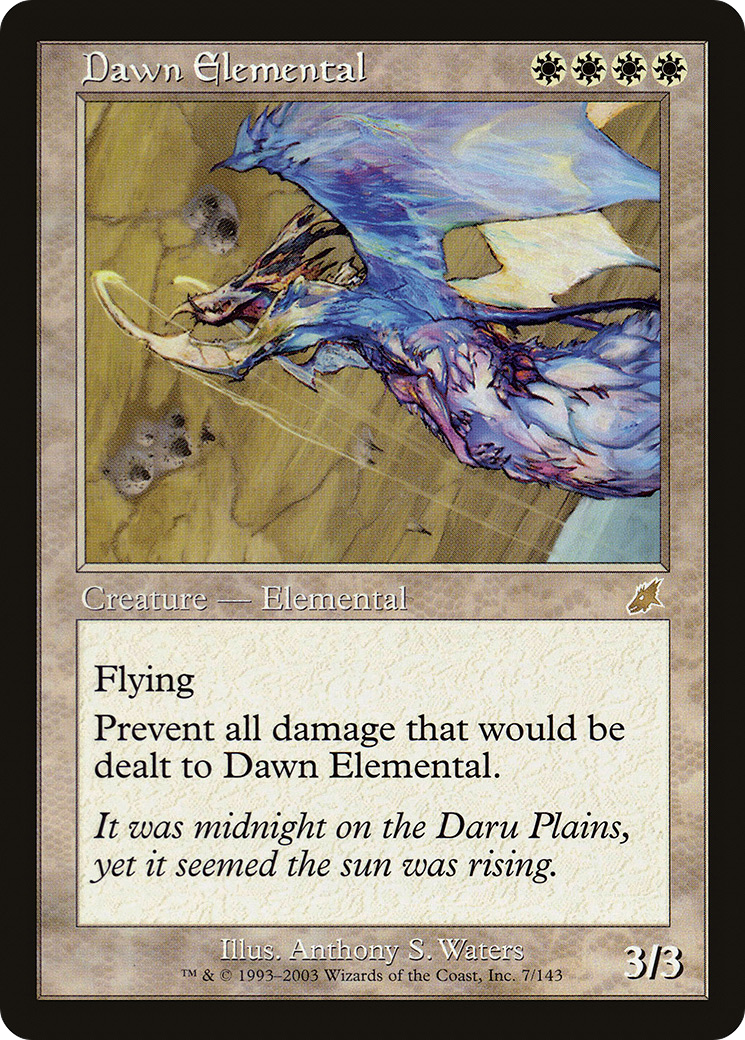 Dawn Elemental (SCG-007) - Scourge - Premium MTG Single from Wizards of the Coast - Just $0.14! Shop now at Game Crave Tournament Store