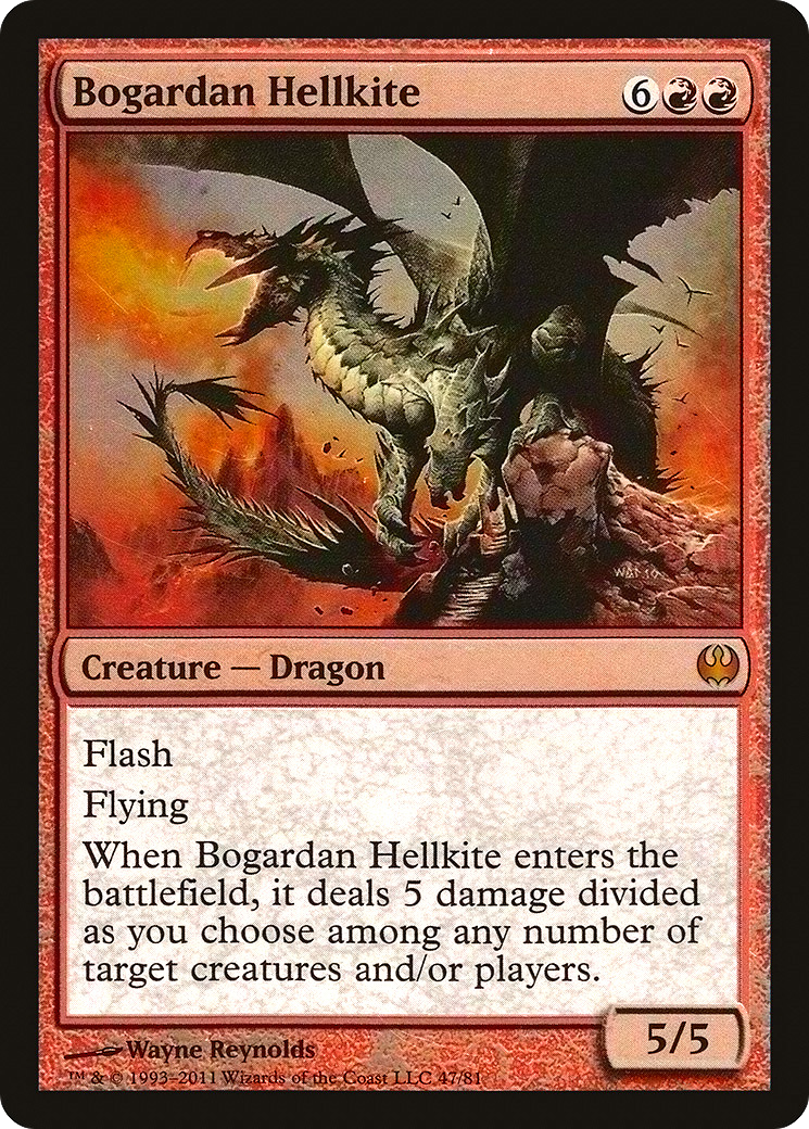 Bogardan Hellkite (DDG-047) - Duel Decks: Knights vs. Dragons Foil - Premium MTG Single from Wizards of the Coast - Just $0.60! Shop now at Game Crave Tournament Store