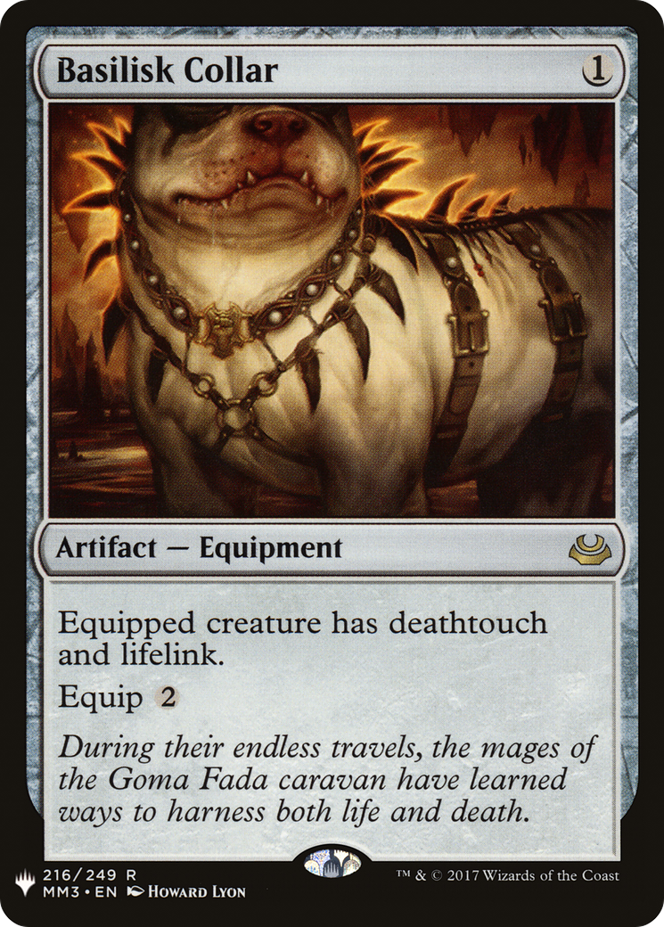 Basilisk Collar (MB1-1547) - Mystery Booster - Premium MTG Single from Wizards of the Coast - Just $1.83! Shop now at Game Crave Tournament Store