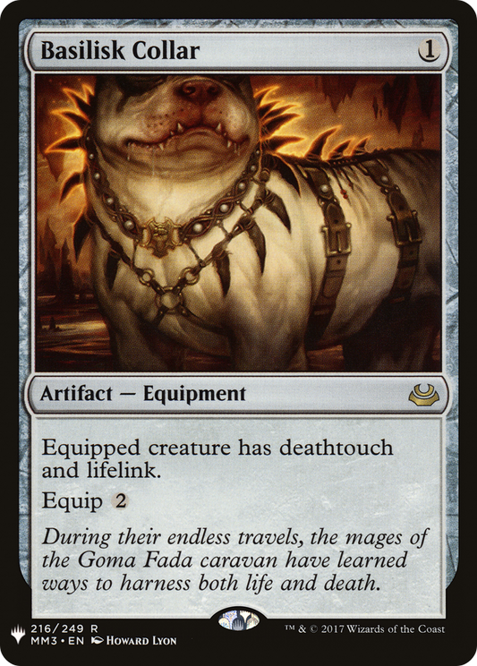 Basilisk Collar (MB1-1547) - Mystery Booster - Premium MTG Single from Wizards of the Coast - Just $1.83! Shop now at Game Crave Tournament Store