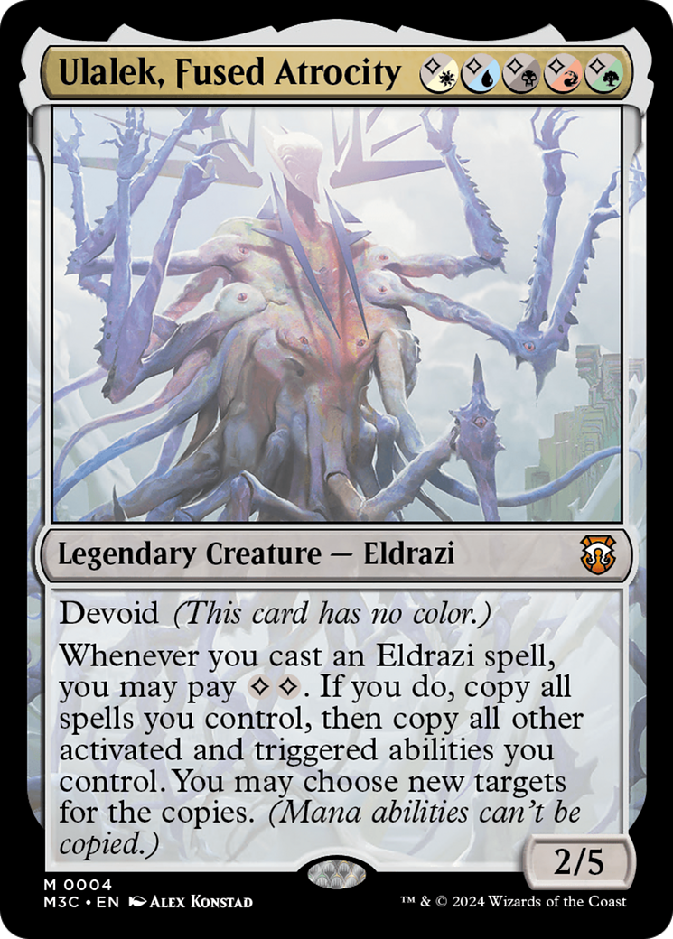 Ulalek, Fused Atrocity (M3C-004) - Modern Horizons 3 Commander Foil - Premium MTG Single from Wizards of the Coast - Just $0.36! Shop now at Game Crave Tournament Store