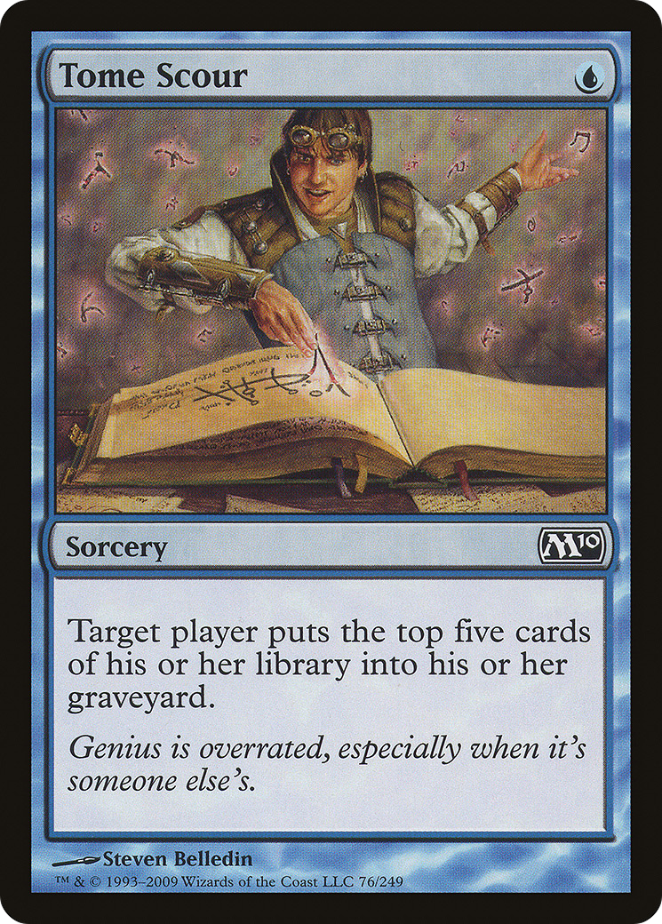 Tome Scour (M10-076) - Magic 2010 Foil - Premium MTG Single from Wizards of the Coast - Just $0.72! Shop now at Game Crave Tournament Store