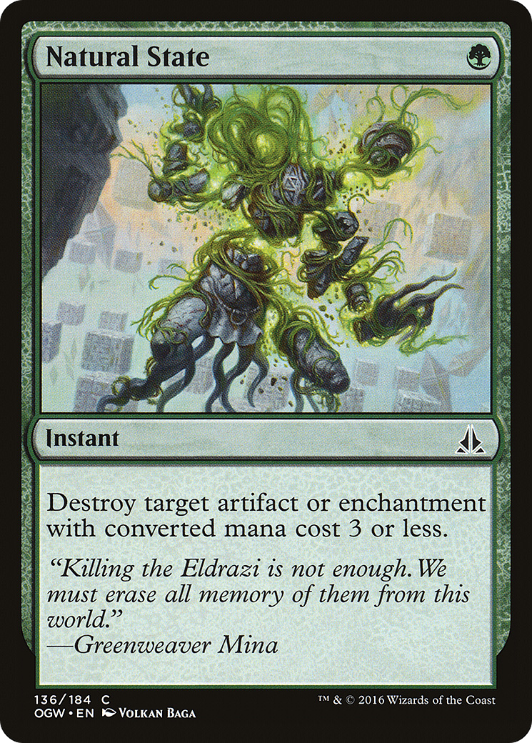 Natural State (OGW-136) - Oath of the Gatewatch - Premium MTG Single from Wizards of the Coast - Just $0.08! Shop now at Game Crave Tournament Store