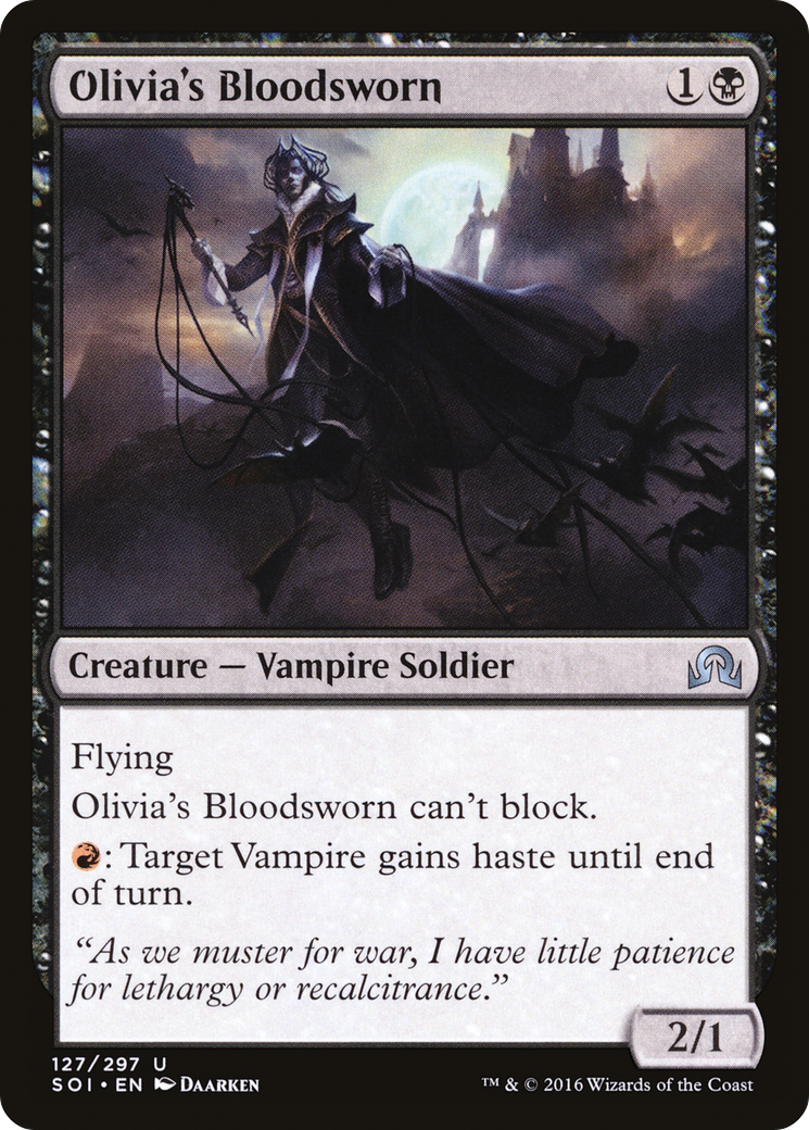 Olivia's Bloodsworn (SOI-127) - Shadows over Innistrad Foil - Premium MTG Single from Wizards of the Coast - Just $0.49! Shop now at Game Crave Tournament Store