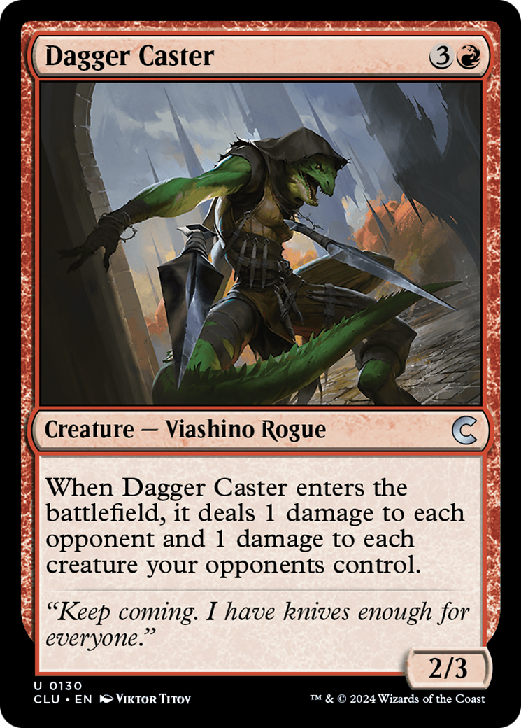 Dagger Caster (CLU-130) - Ravnica: Clue Edition - Premium MTG Single from Wizards of the Coast - Just $0.25! Shop now at Game Crave Tournament Store