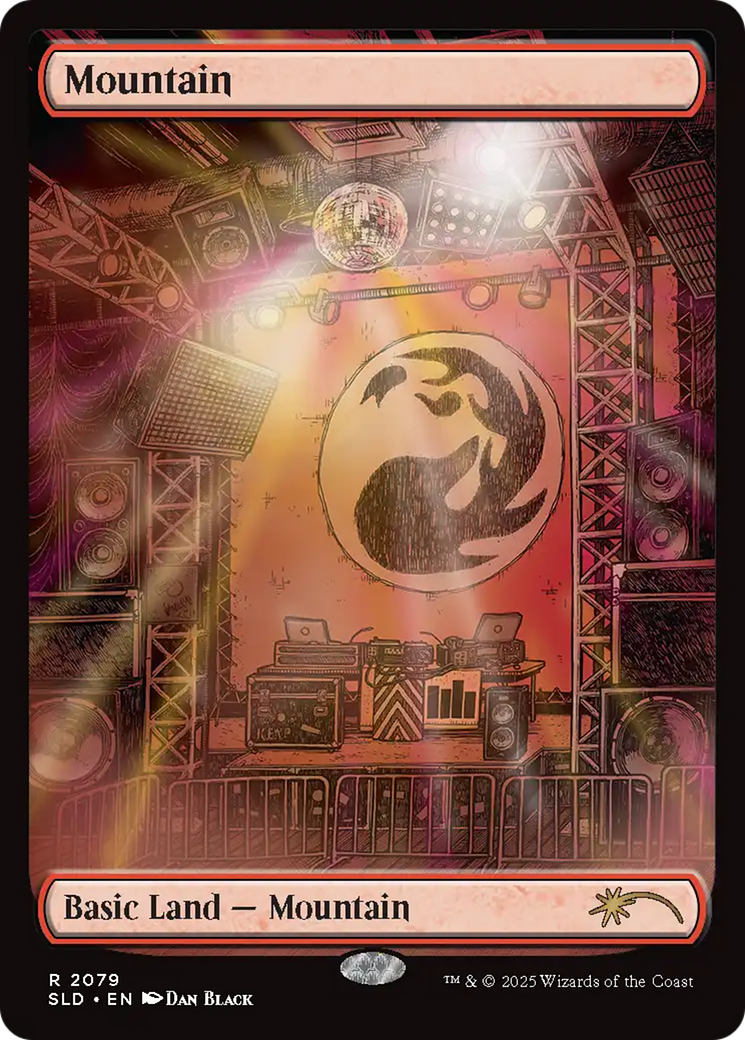 Mountain (SLD-2079) - Secret Lair Drop (Borderless) Foil