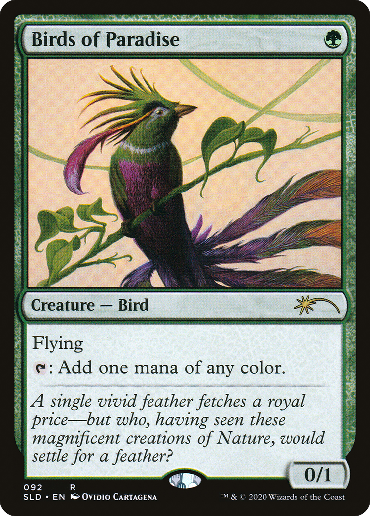 Birds of Paradise (SLD-092) - Secret Lair Drop - Premium MTG Single from Wizards of the Coast - Just $2.11! Shop now at Game Crave Tournament Store