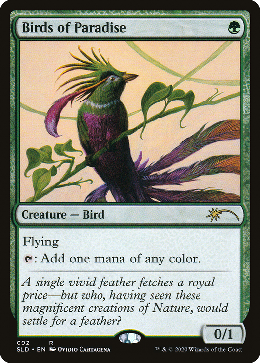 Birds of Paradise (SLD-092) - Secret Lair Drop - Premium MTG Single from Wizards of the Coast - Just $2.11! Shop now at Game Crave Tournament Store