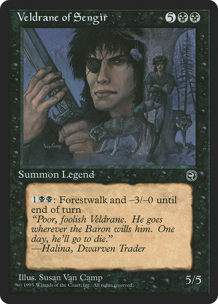 Veldrane of Sengir (HML-060) - Homelands - Premium MTG Single from Wizards of the Coast - Just $0.16! Shop now at Game Crave Tournament Store