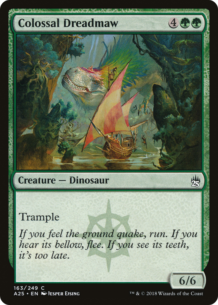 Colossal Dreadmaw (A25-163) - Masters 25 Foil - Premium MTG Single from Wizards of the Coast - Just $0.08! Shop now at Game Crave Tournament Store