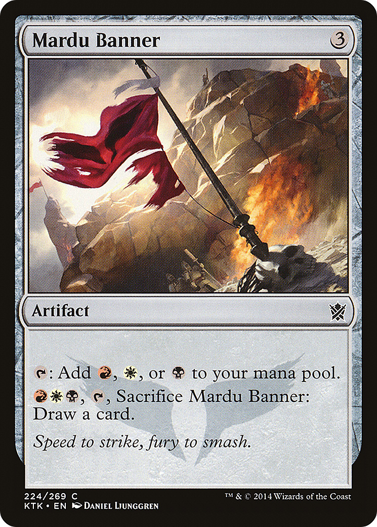 Mardu Banner (KTK-224) - Khans of Tarkir - Premium MTG Single from Wizards of the Coast - Just $0.08! Shop now at Game Crave Tournament Store