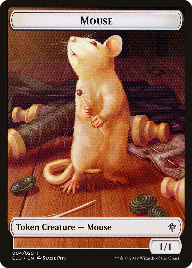 Mouse (TELD-004) - Throne of Eldraine Tokens - Premium MTG Single from Wizards of the Coast - Just $0! Shop now at Game Crave Tournament Store