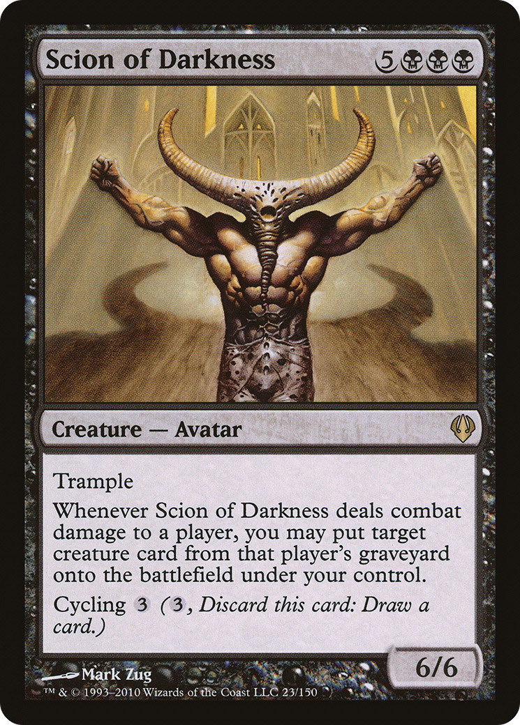 Scion of Darkness (ARC-023) - Archenemy - Premium MTG Single from Wizards of the Coast - Just $0.09! Shop now at Game Crave Tournament Store