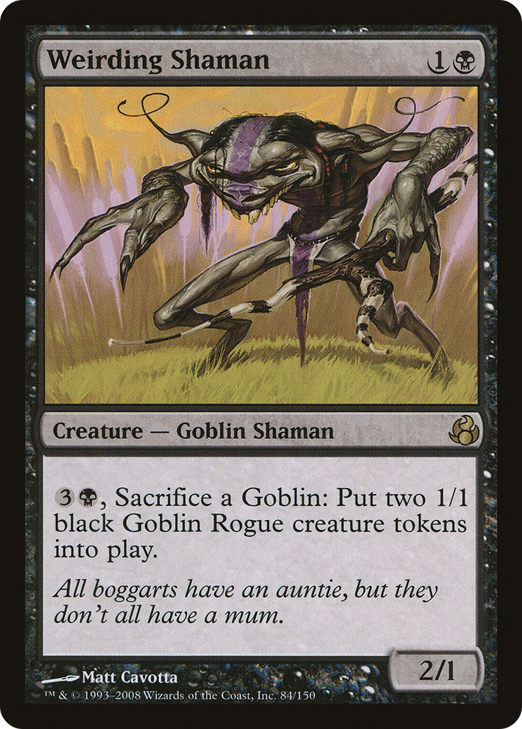 Weirding Shaman (MOR-084) - Morningtide - Premium MTG Single from Wizards of the Coast - Just $0.11! Shop now at Game Crave Tournament Store