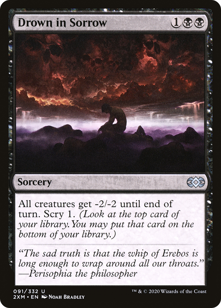 Drown in Sorrow (2XM-091) - Double Masters - Premium MTG Single from Wizards of the Coast - Just $0.25! Shop now at Game Crave Tournament Store