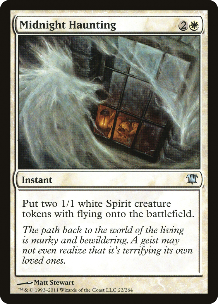 Midnight Haunting (ISD-022) - Innistrad - Premium MTG Single from Wizards of the Coast - Just $0.08! Shop now at Game Crave Tournament Store