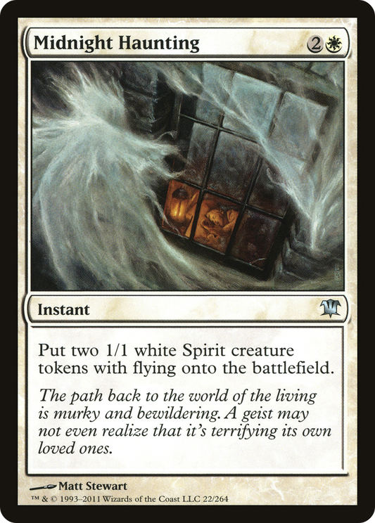 Midnight Haunting (ISD-022) - Innistrad - Premium MTG Single from Wizards of the Coast - Just $0.08! Shop now at Game Crave Tournament Store
