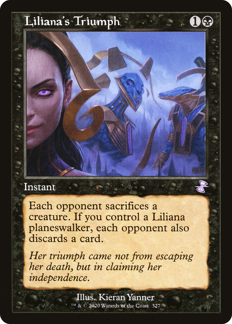 Liliana's Triumph (TSR-327) - Time Spiral Remastered - Premium MTG Single from Wizards of the Coast - Just $0.12! Shop now at Game Crave Tournament Store