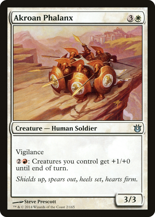 Akroan Phalanx (BNG-002) - Born of the Gods - Premium MTG Single from Wizards of the Coast - Just $0.08! Shop now at Game Crave Tournament Store