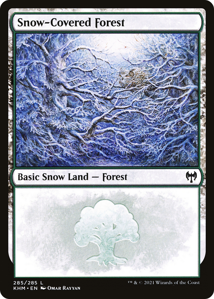 Snow-Covered Forest (KHM-285) - Kaldheim: (snow) - Premium MTG Single from Wizards of the Coast - Just $0.80! Shop now at Game Crave Tournament Store