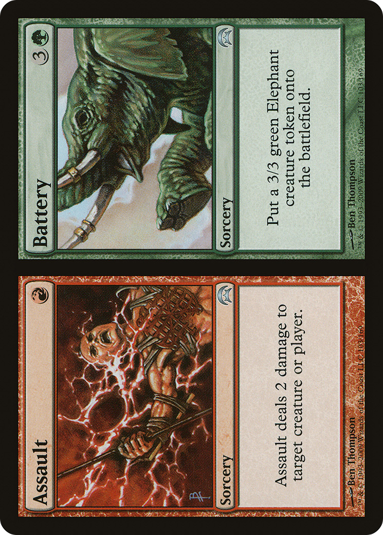 Assault // Battery (HOP-103) - Planechase - Premium MTG Single from Wizards of the Coast - Just $0.08! Shop now at Game Crave Tournament Store