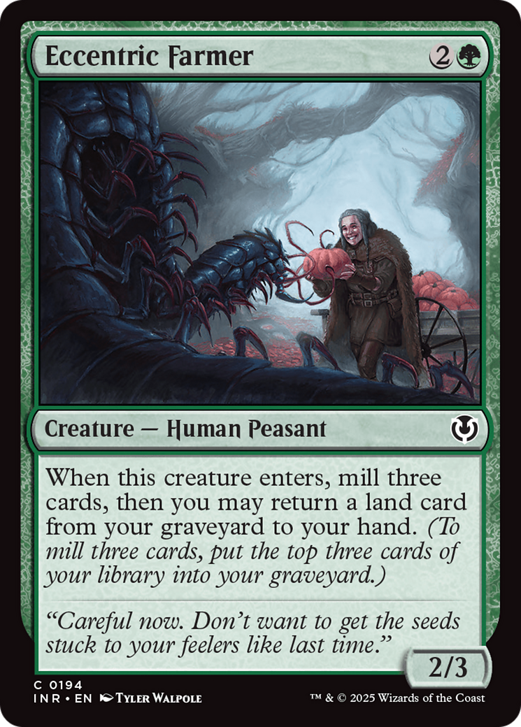 Eccentric Farmer (-194) - Innistrad Remastered Foil - Premium MTG Single from Wizards of the Coast - Just $0.26! Shop now at Game Crave Tournament Store