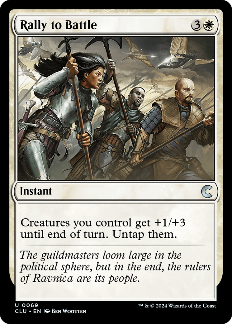 Rally to Battle (CLU-069) - Ravnica: Clue Edition - Premium MTG Single from Wizards of the Coast - Just $0.26! Shop now at Game Crave Tournament Store