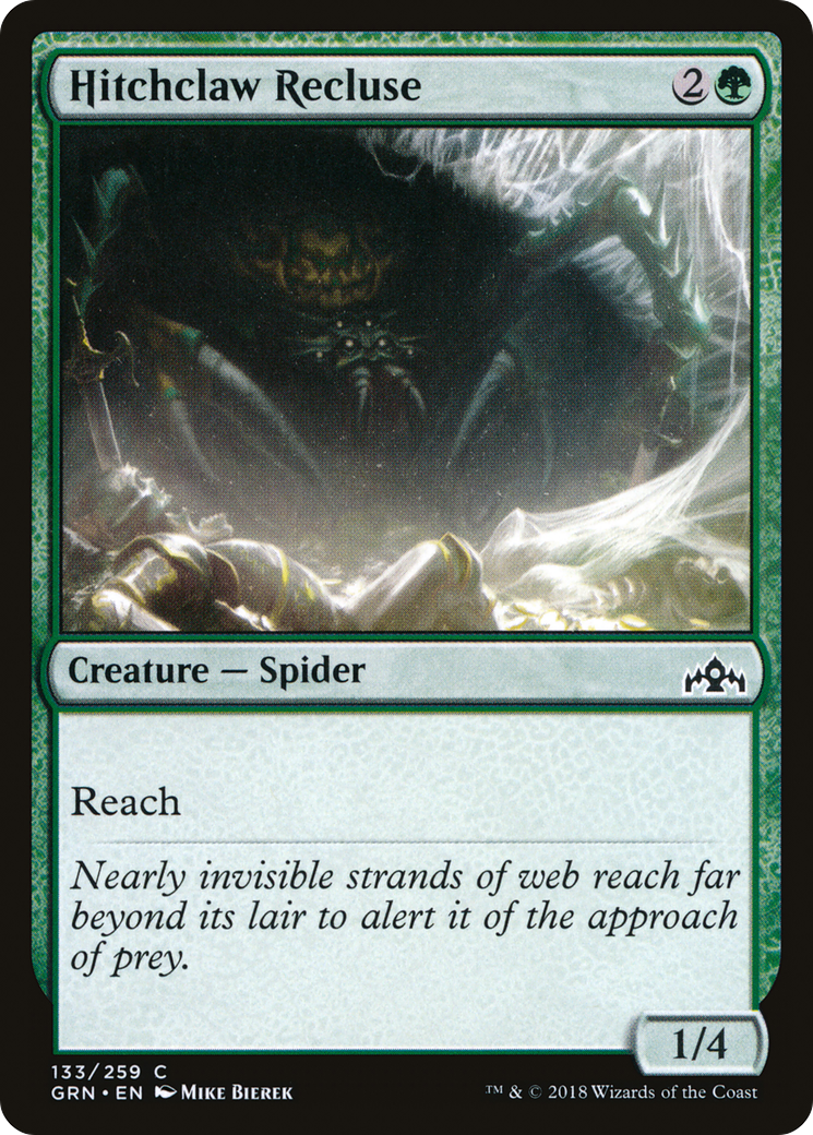Hitchclaw Recluse (GRN-133) - Guilds of Ravnica Foil - Premium MTG Single from Wizards of the Coast - Just $0.25! Shop now at Game Crave Tournament Store