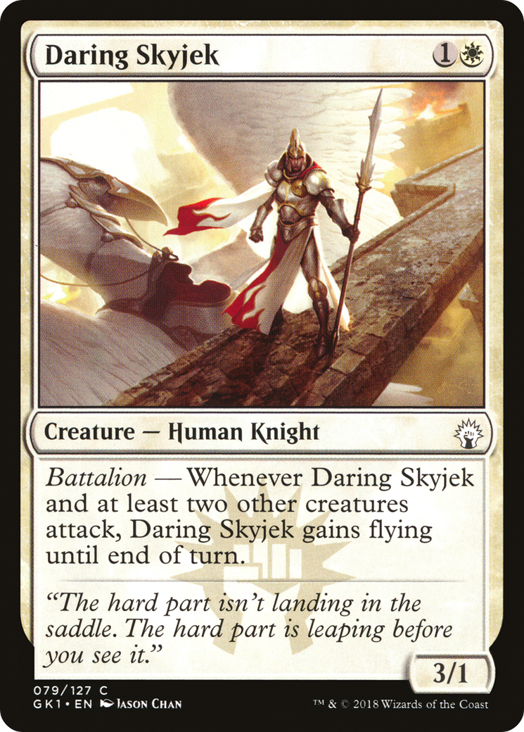 Daring Skyjek (GK1-079) - GRN Guild Kit - Premium MTG Single from Wizards of the Coast - Just $0.08! Shop now at Game Crave Tournament Store