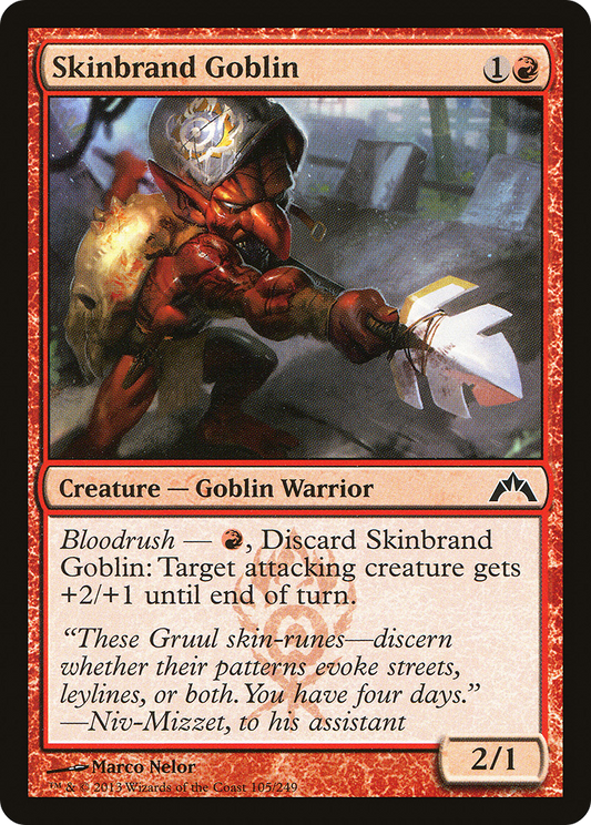 Skinbrand Goblin (GTC-105) - Gatecrash - Premium MTG Single from Wizards of the Coast - Just $0.25! Shop now at Game Crave Tournament Store