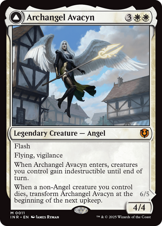 Archangel Avacyn (-011) - Innistrad Remastered Foil - Premium MTG Single from Wizards of the Coast - Just $1.85! Shop now at Game Crave Tournament Store