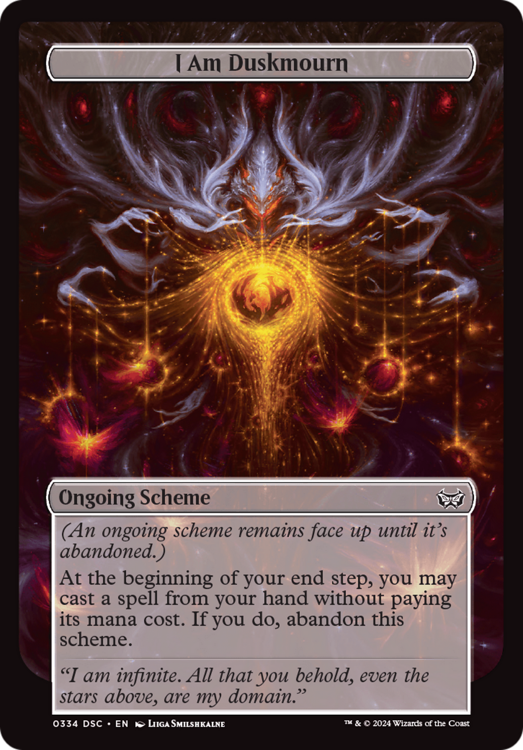 I Am Duskmourn (DSC-334) - Duskmourn: House of Horror Commander - Premium MTG Single from Wizards of the Coast - Just $0.25! Shop now at Game Crave Tournament Store