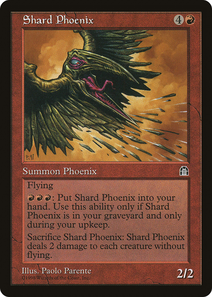 Shard Phoenix (STH-097) - Stronghold - Premium MTG Single from Wizards of the Coast - Just $0.59! Shop now at Game Crave Tournament Store