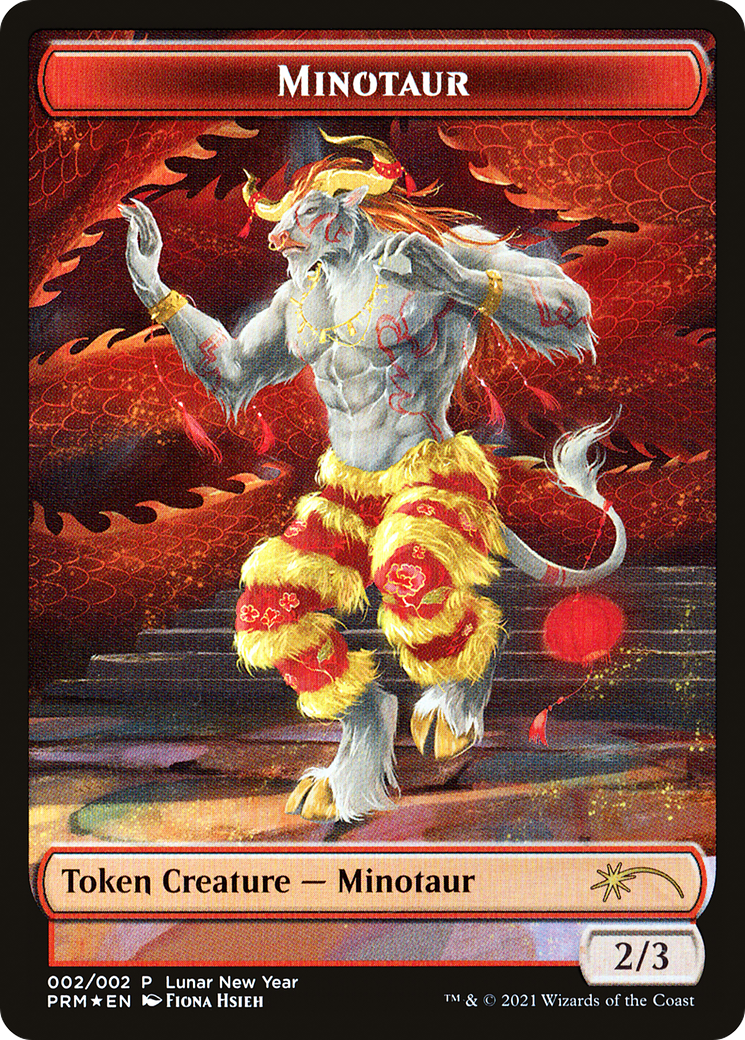 Minotaur (PL21-02★) - Year of the Ox 2021 Foil - Premium MTG Single from Wizards of the Coast - Just $3.91! Shop now at Game Crave Tournament Store