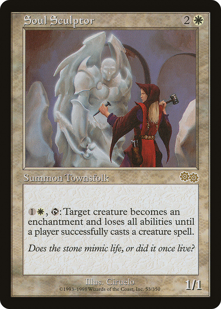 Soul Sculptor (USG-053) - Urza's Saga - Premium MTG Single from Wizards of the Coast - Just $0.25! Shop now at Game Crave Tournament Store