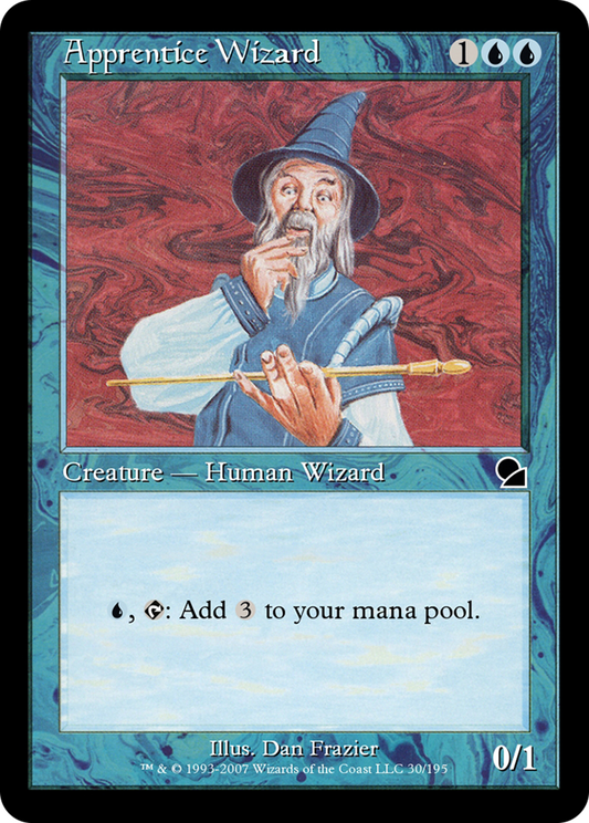 Apprentice Wizard (ME1-030) - Masters Edition Foil - Premium MTG Single from Wizards of the Coast - Just $0! Shop now at Game Crave Tournament Store