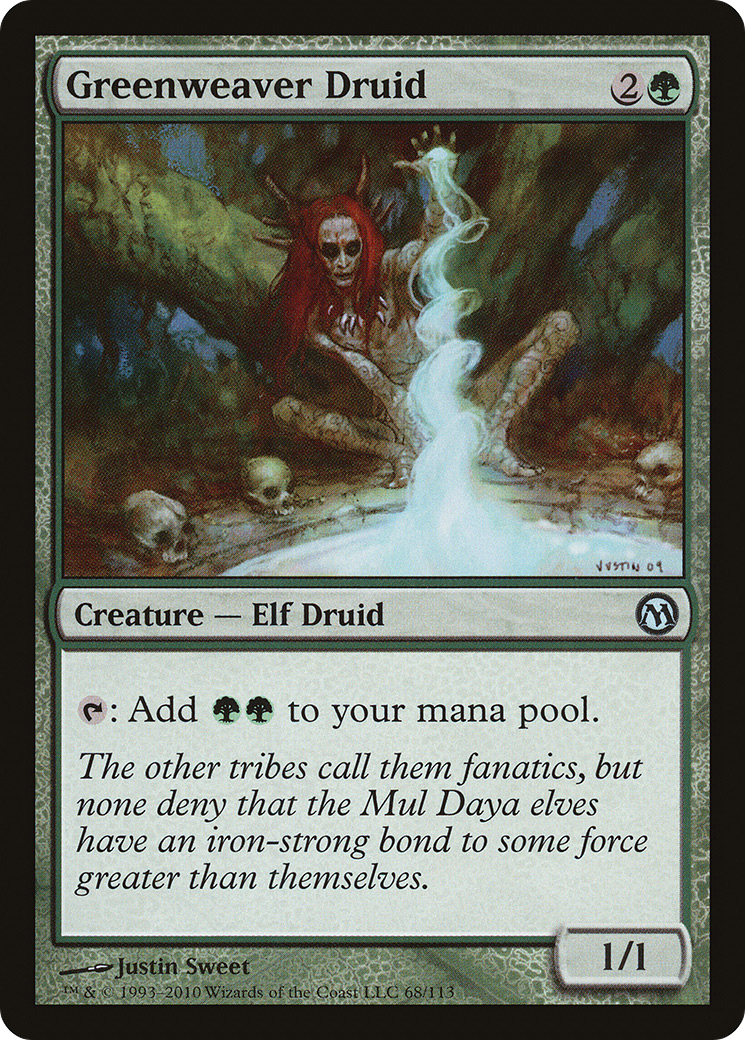 Greenweaver Druid (DPA-068) - Duels of the Planeswalkers - Premium MTG Single from Wizards of the Coast - Just $0.30! Shop now at Game Crave Tournament Store