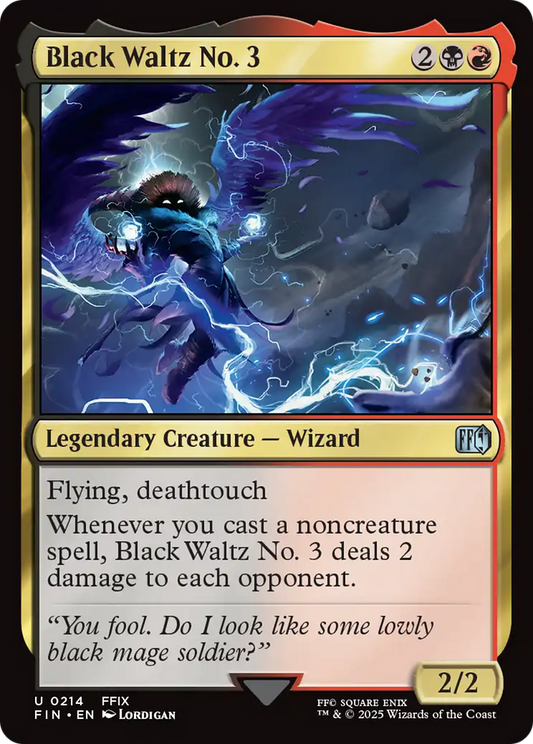 Black Waltz No. 3 (FIN-214) - FINAL FANTASY - Premium MTG Single from Wizards of the Coast - Just $0.08! Shop now at Game Crave Tournament Store