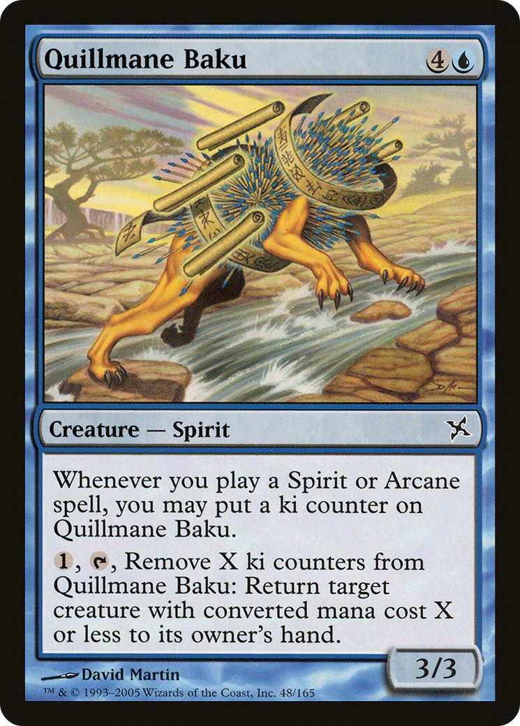 Quillmane Baku (BOK-048) - Betrayers of Kamigawa Foil - Premium MTG Single from Wizards of the Coast - Just $0.38! Shop now at Game Crave Tournament Store