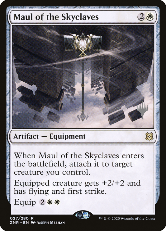 Maul of the Skyclaves (PZNR-27P) - Zendikar Rising Promos - Premium MTG Single from Wizards of the Coast - Just $0.27! Shop now at Game Crave Tournament Store